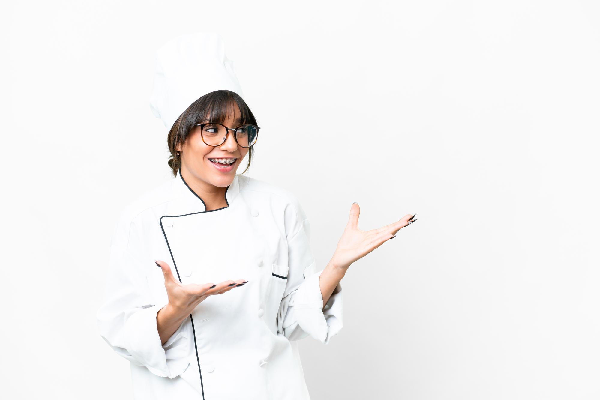 Chef che invita a un workshop