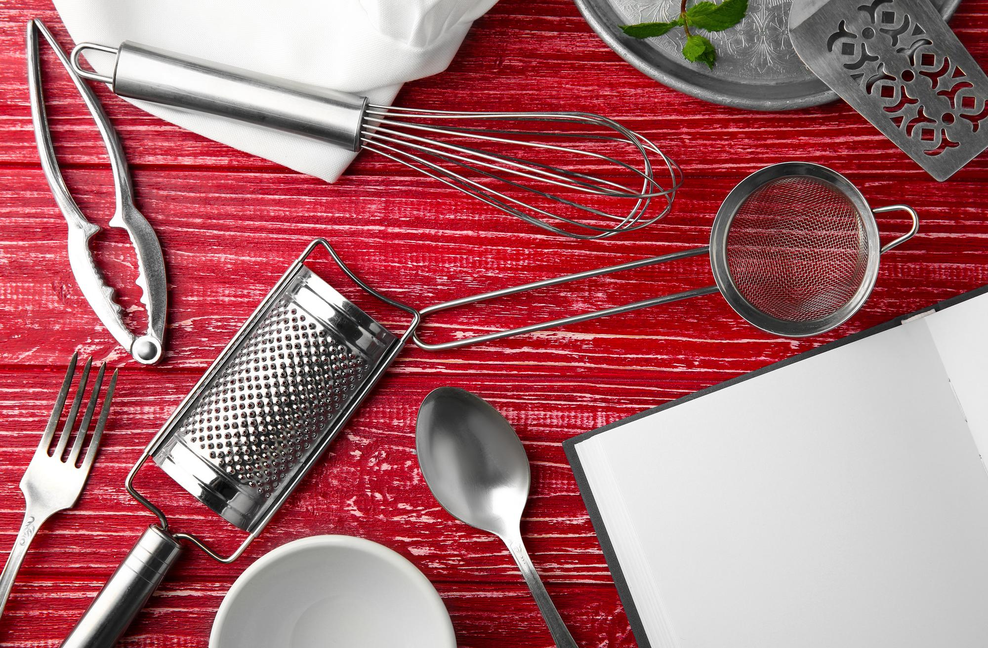 Set di attrezzi da cucina professionali